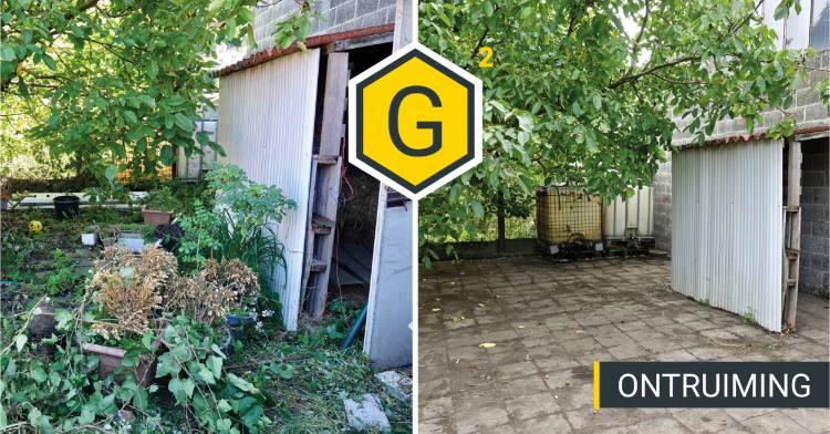Tuin leeghalen ontruimen