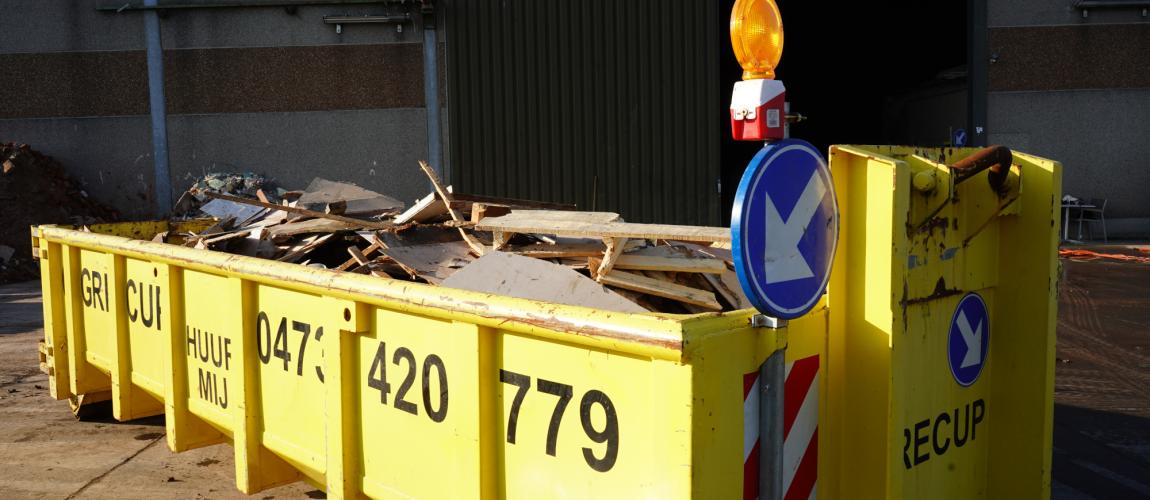 houtafval container gg recup