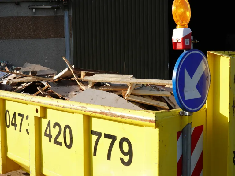 houtafval container gg recup